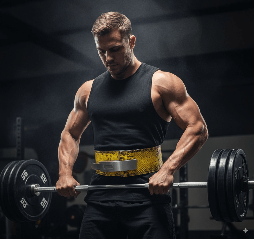 Customized Powerlifting Weightlifting, Deadlifting Lever Belt - PowerFit Leather Belts