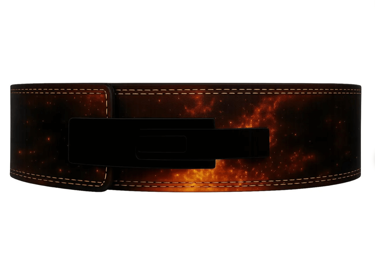 Anime Leather Lever Belt: Weightlifting Powerlifting Gym - PowerFit Leather Belts
