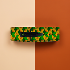 Leather Yellow Green Powerlifting Lever Belt - PowerFit Leather Belts