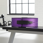 Leather Purple Weightlifting Belt with Lever Buckle | SBD Powerlifting Belt