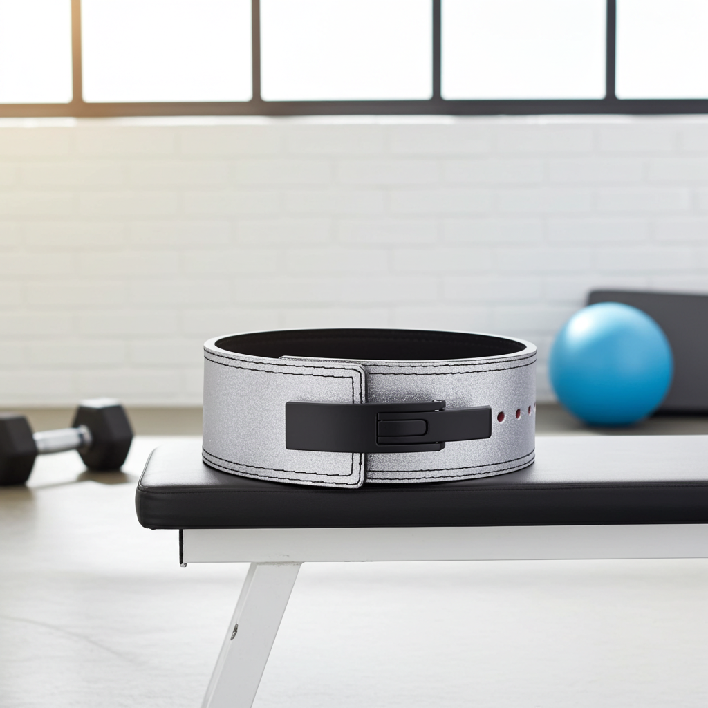 Leather Gray Lever Powerlifting Belt 2026 – 10mm Heavy Duty Gym Belt