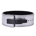 Leather Gray Lever Powerlifting Belt 2026 – 10mm Heavy Duty Gym Belt