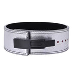 Leather Gray Lever Powerlifting Belt 2026 – 10mm Heavy Duty Gym Belt