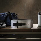 Leather Gray Lever Powerlifting Belt 2026 – 10mm Heavy Duty Gym Belt