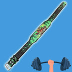 Anime Powerlifting Leather Belt – Heavy Duty Gym Support - PowerFit Leather Belts