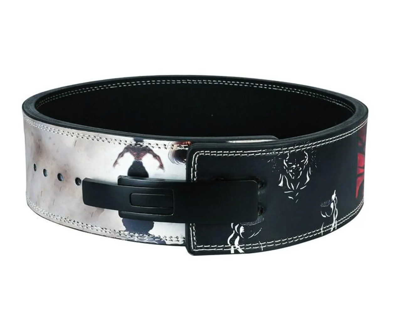 Anime Weightlifting belt Baki lever lifting belt anime powerlifting belt leather gym belt Baki fitness belt Anime deadlifting belt