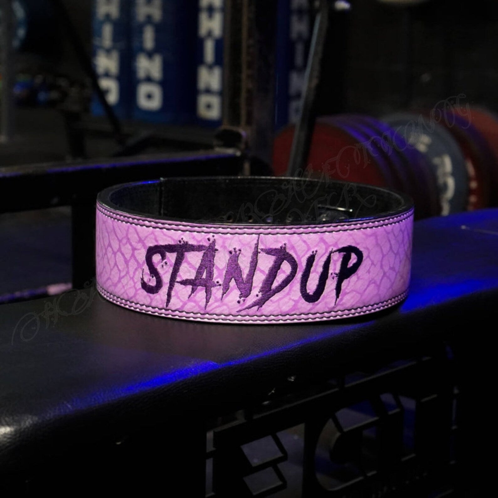 STANDUP Leather Pink Lifting Lever SBD Belt